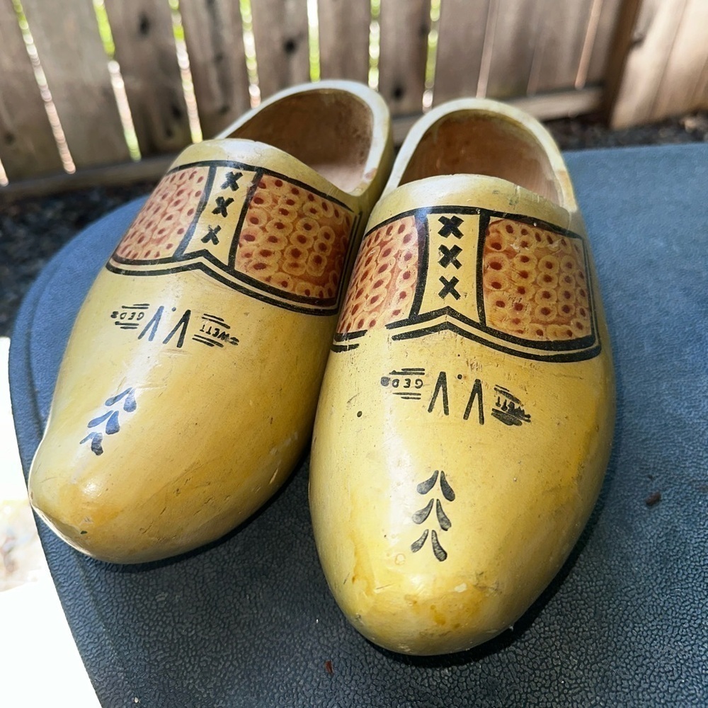Vintage NWT Made in Holland Wooden Clogs